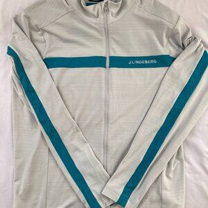 J. Lindeberg Jarvis Mid Layer Large Track Jacket Golf Ski